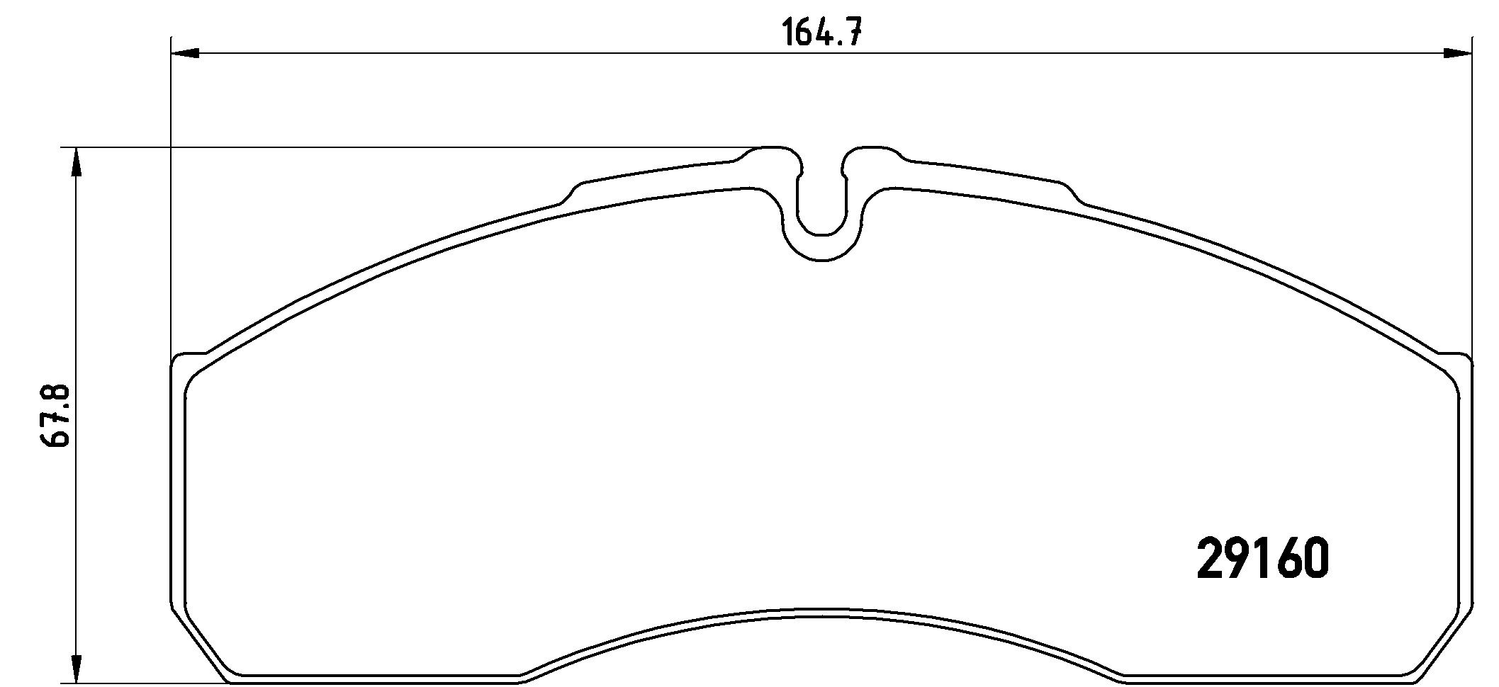 Гальмівні колодки дискові BREMBO PA6022 - zapix