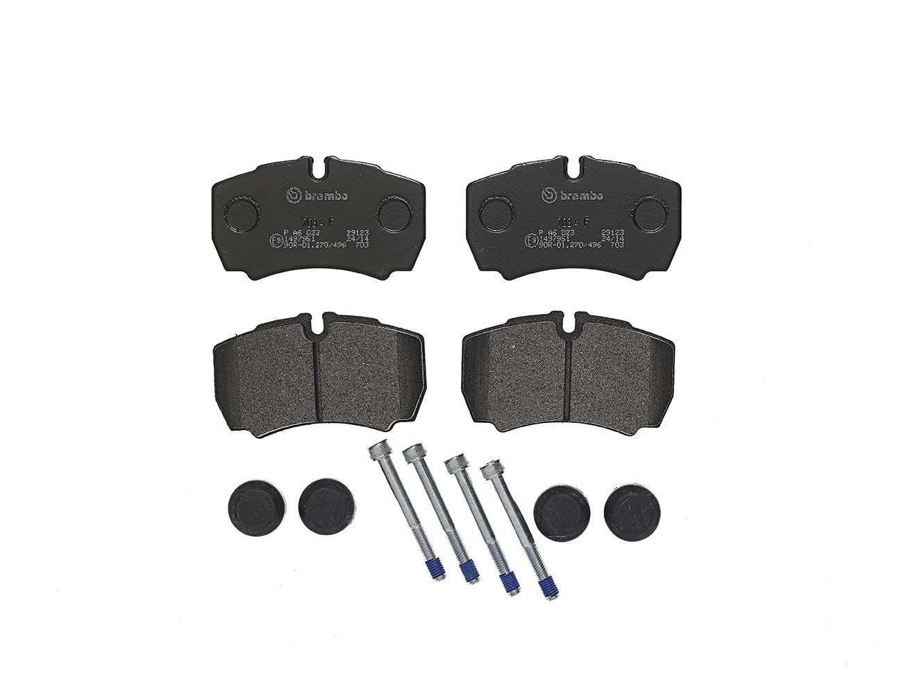 Гальмівні колодки дискові BREMBO PA6023 - zapix