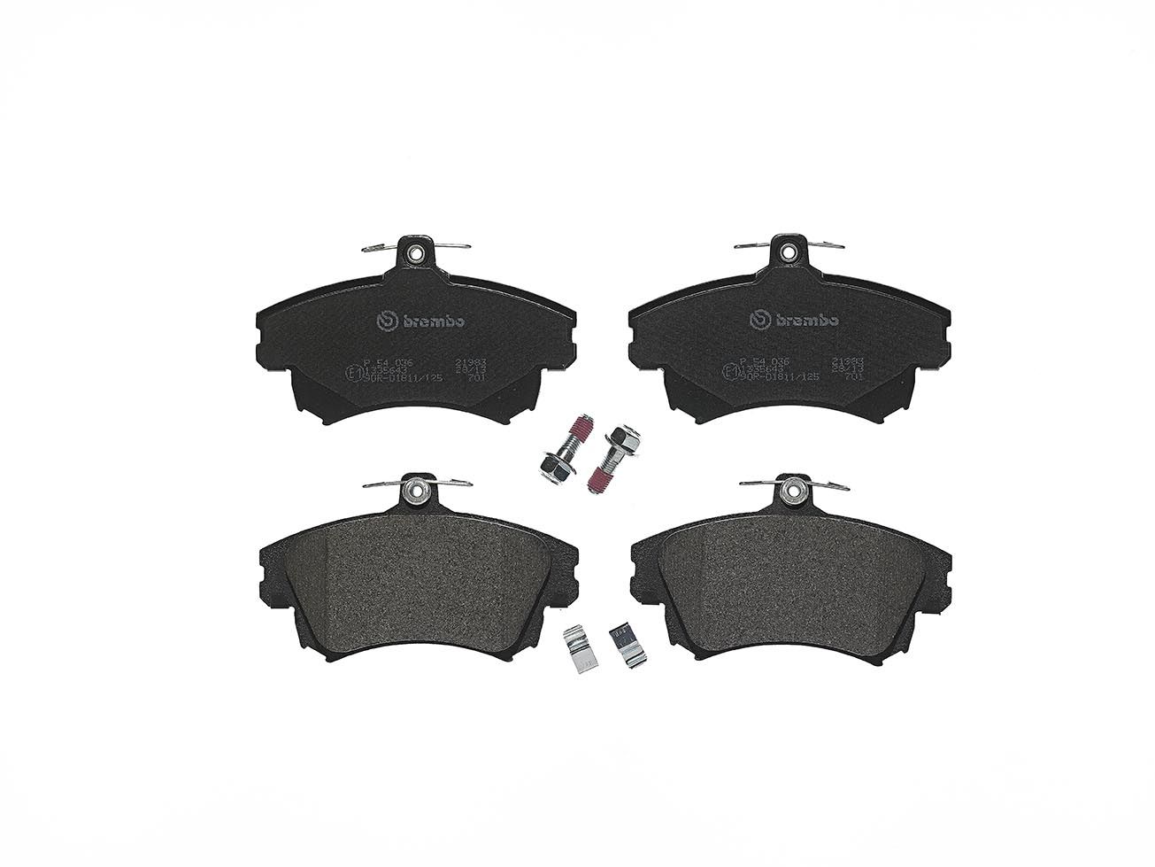 Гальмівні колодки дискові BREMBO P54036 - zapix