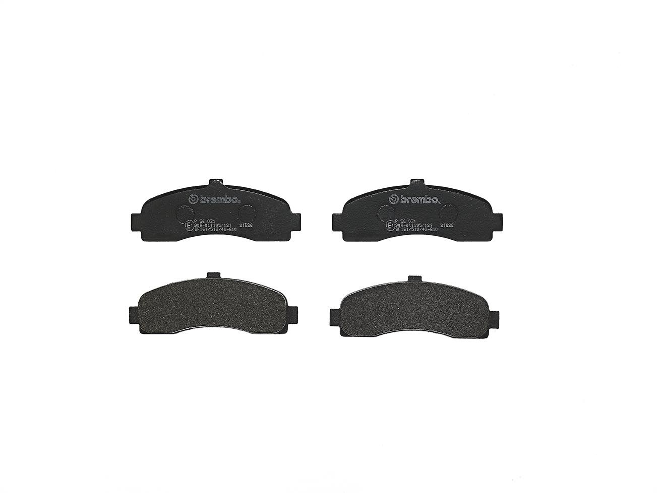 Гальмівні колодки дискові BREMBO P56031 - zapix