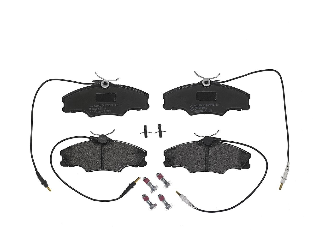 Гальмівні колодки дискові BREMBO P61056 - zapix