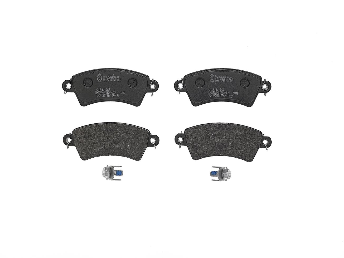Гальмівні колодки дискові BREMBO P61065 - zapix