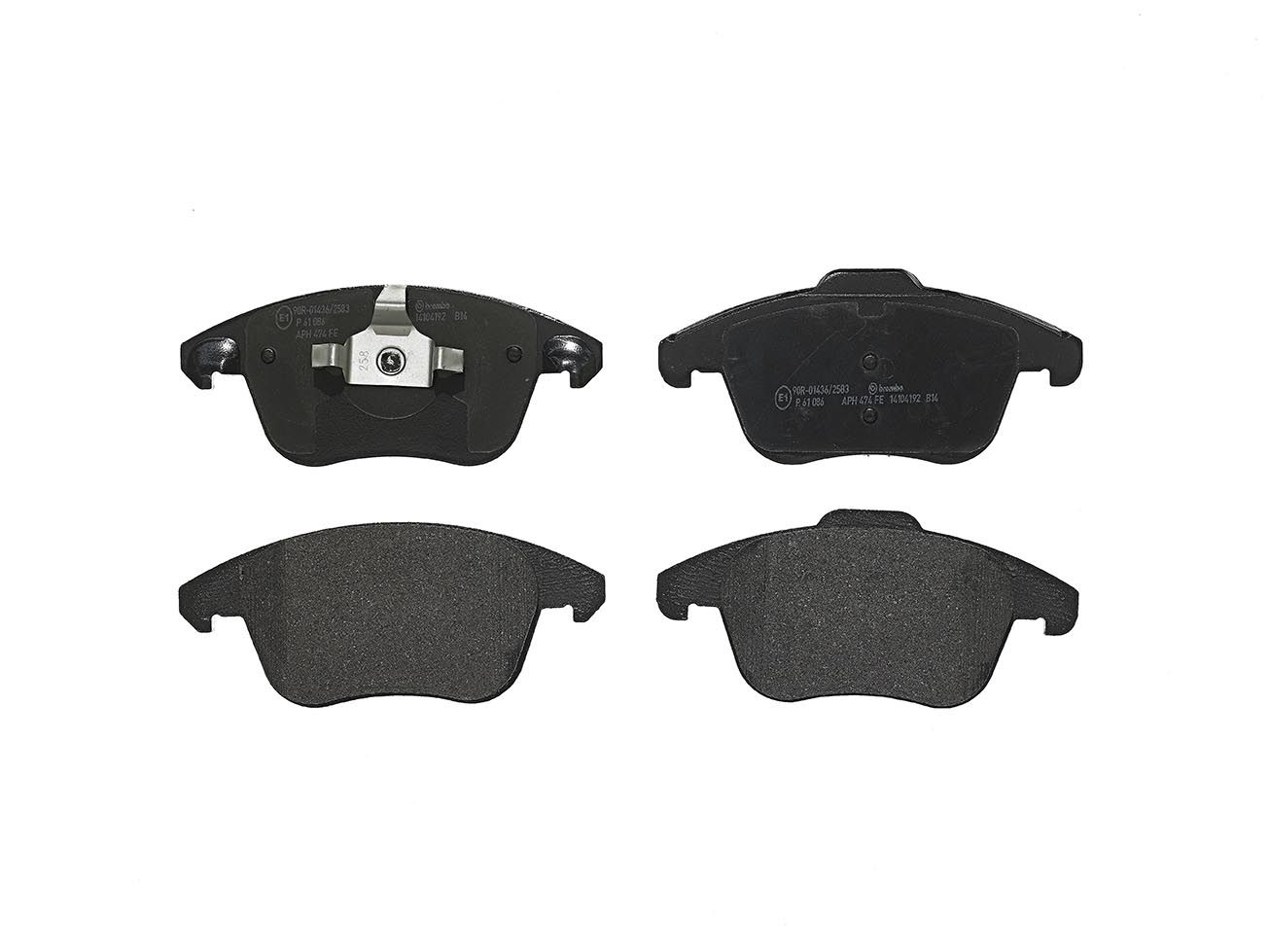 Гальмівні колодки дискові BREMBO P61086 - zapix