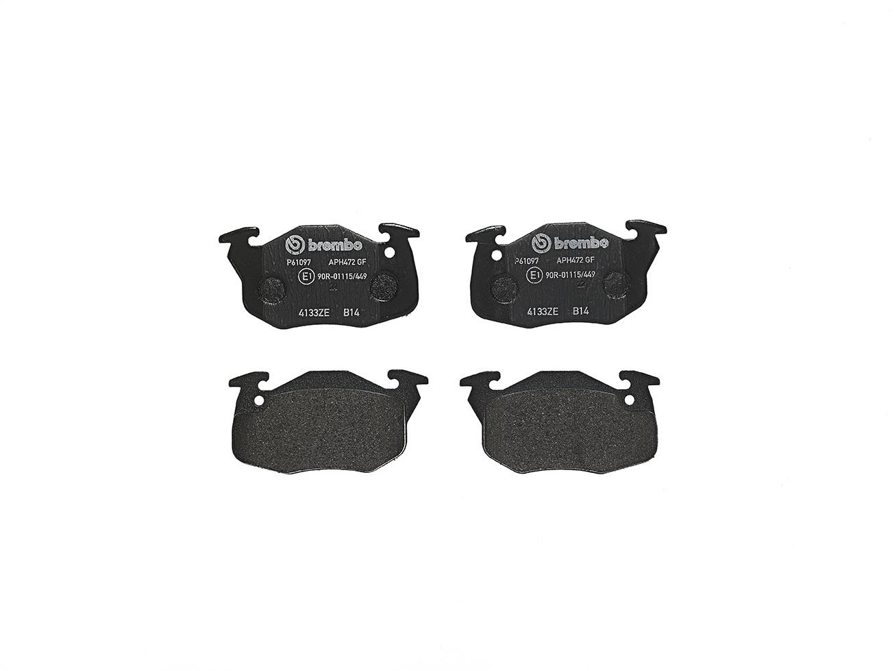 Гальмівні колодки дискові BREMBO P61097 - zapix