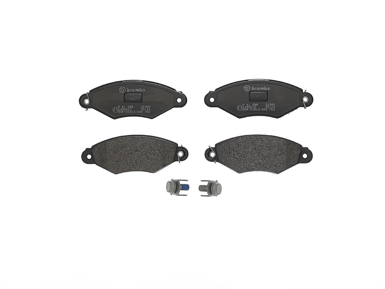 Гальмівні колодки дискові BREMBO P61098 - zapix