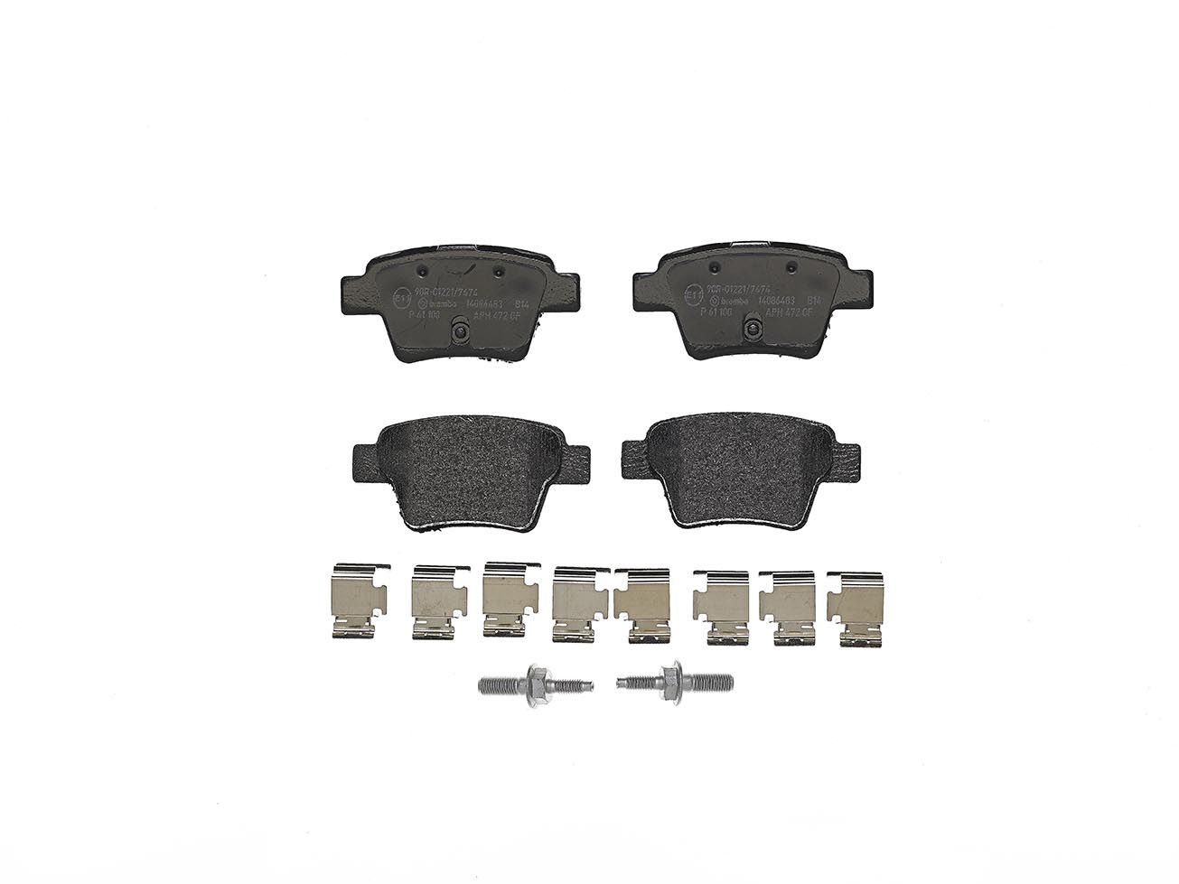 Гальмівні колодки дискові BREMBO P61100 - zapix