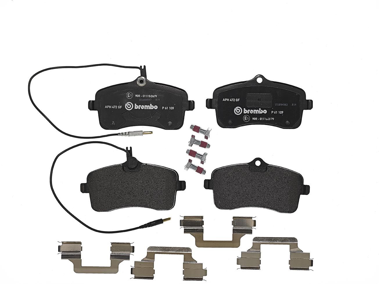 Гальмівні колодки дискові BREMBO P61109 - zapix
