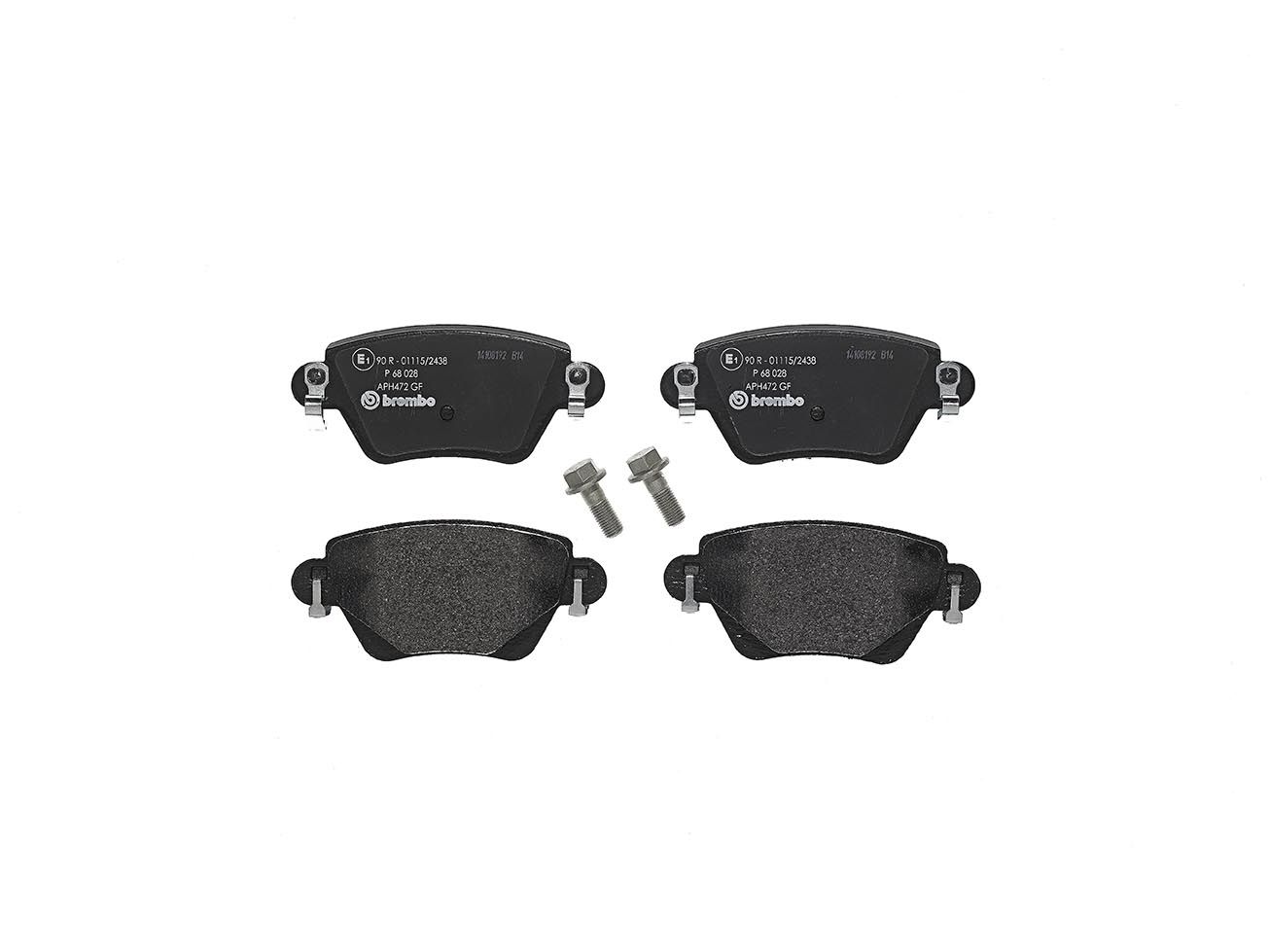 Гальмівні колодки дискові BREMBO P68028 - zapix