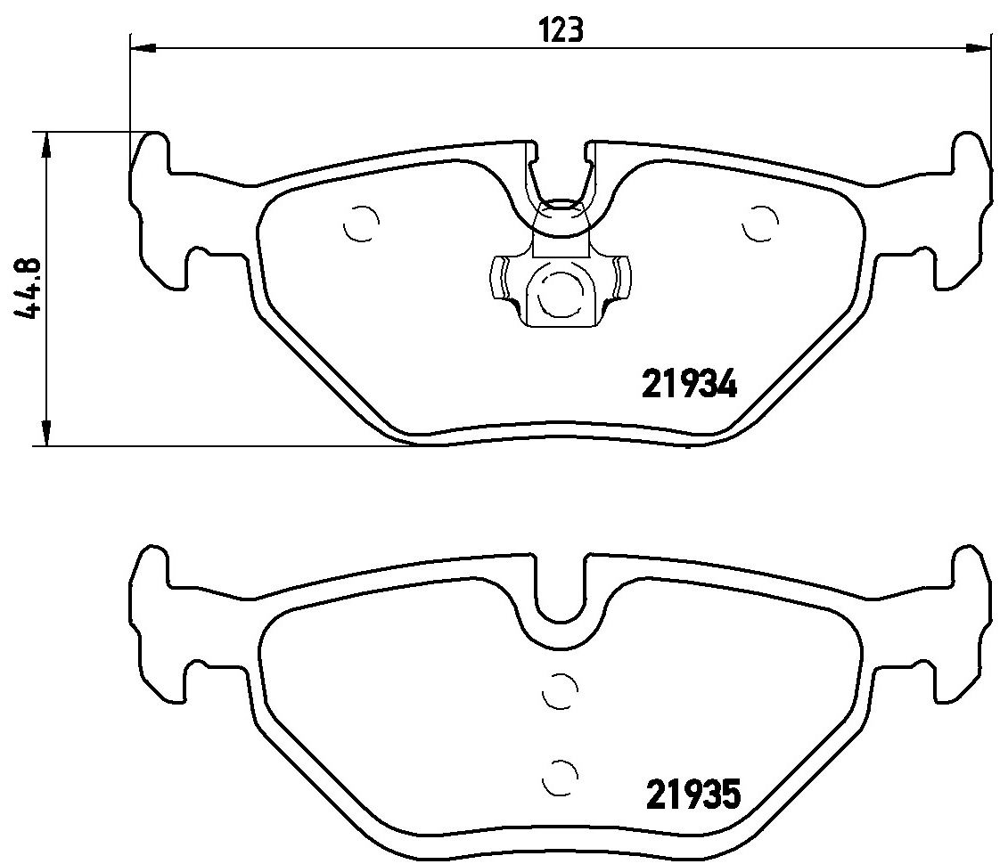 Гальмівні колодки дискові BREMBO P71006 - zapix