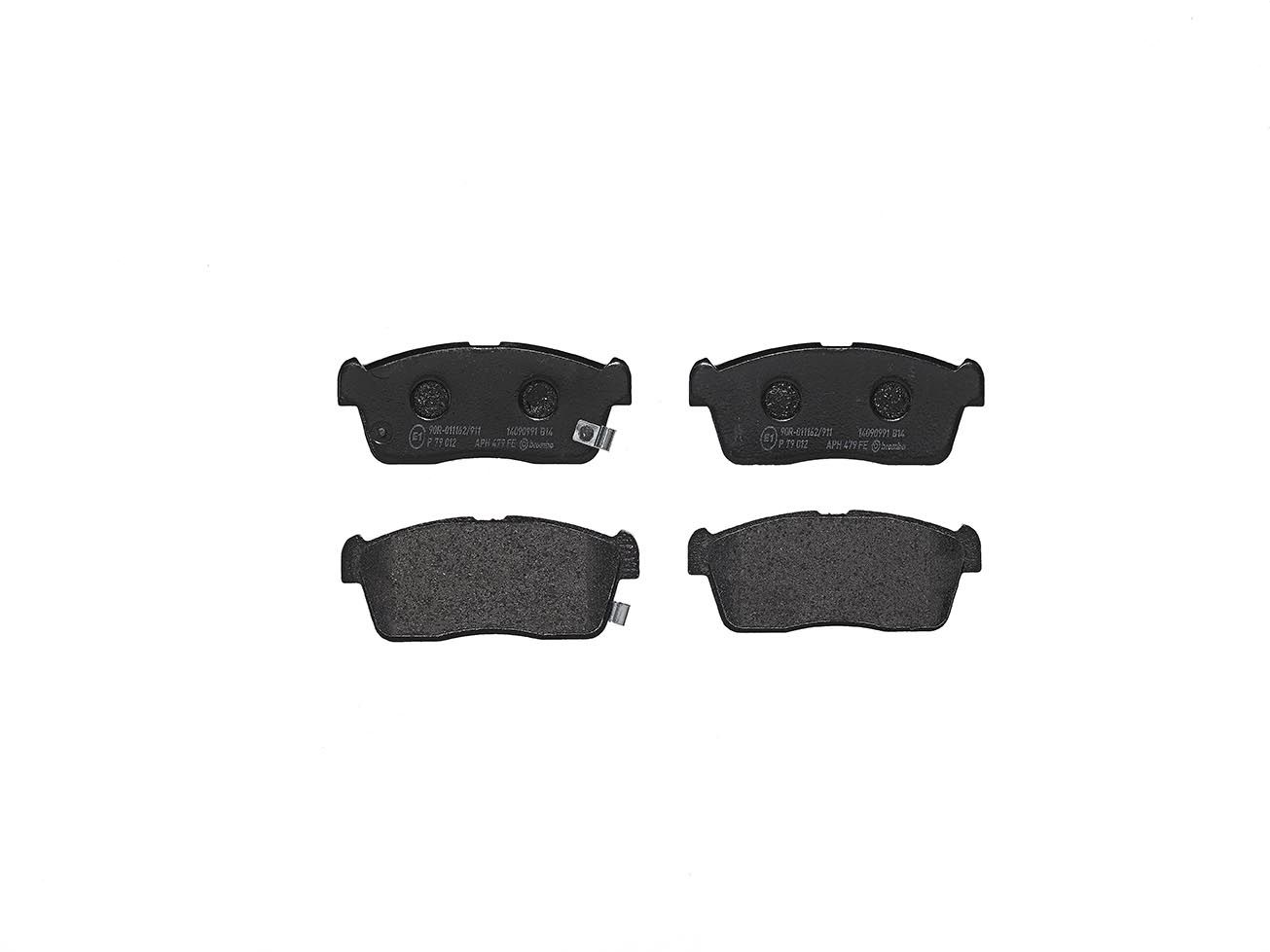 Гальмівні колодки дискові BREMBO P79012 - zapix