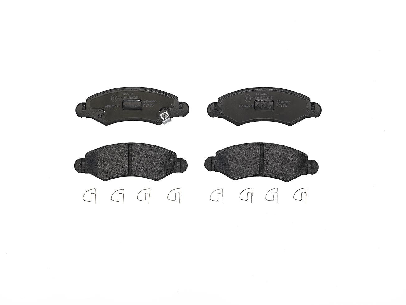 Гальмівні колодки дискові BREMBO P79015 - zapix