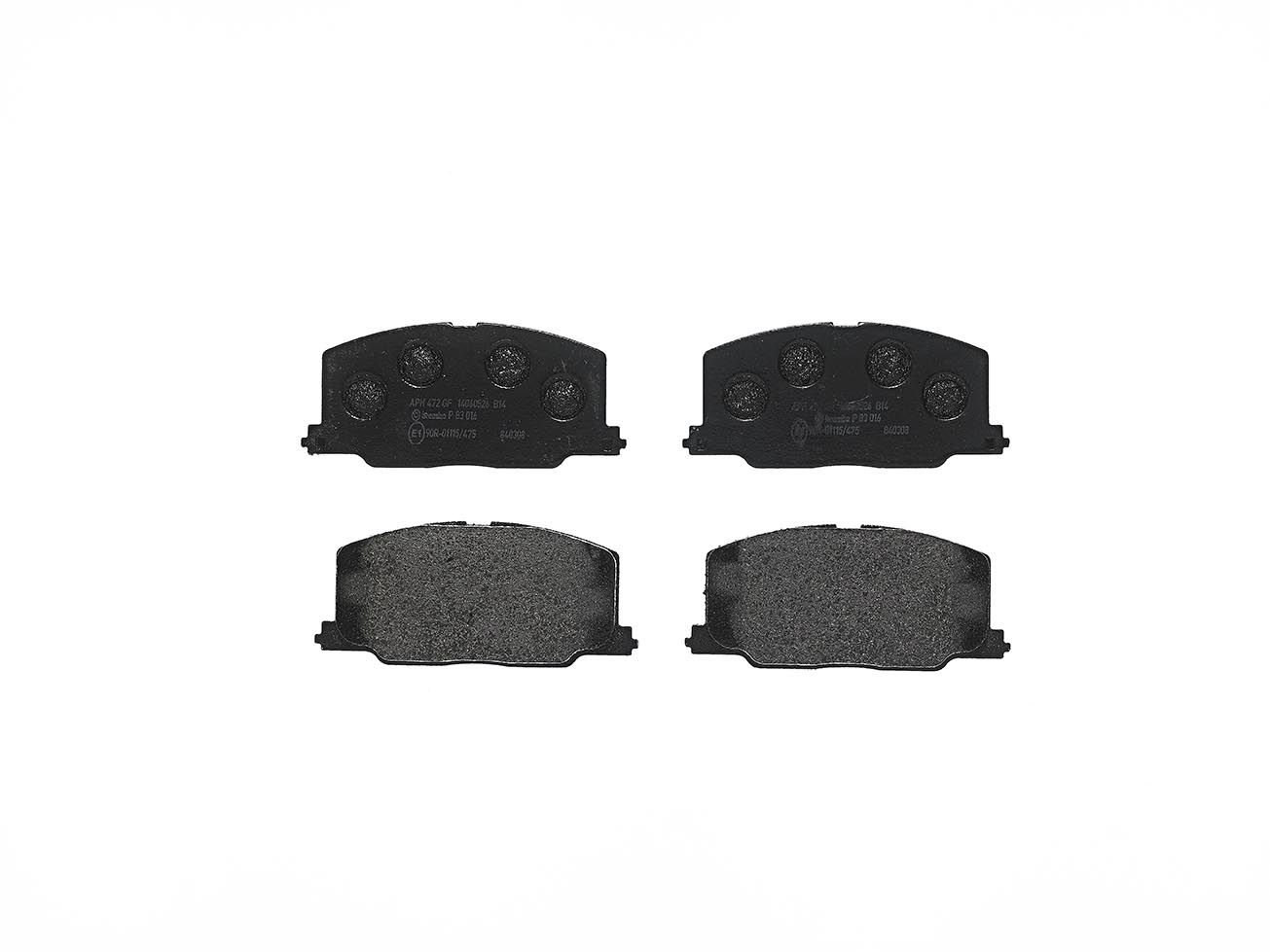 Гальмівні колодки дискові BREMBO P83016 - zapix