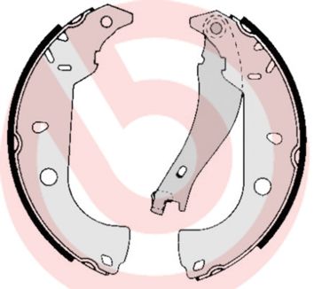 Гальмівні колодки ручника (барабанні) BREMBO S23511 - zapix