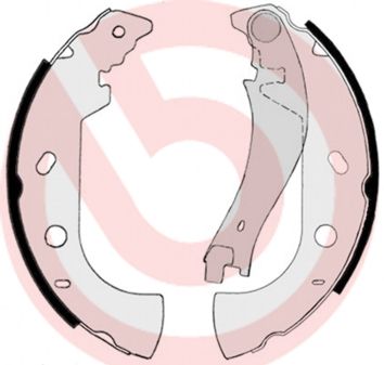Гальмівні колодки ручника (барабанні) BREMBO S23514 - zapix