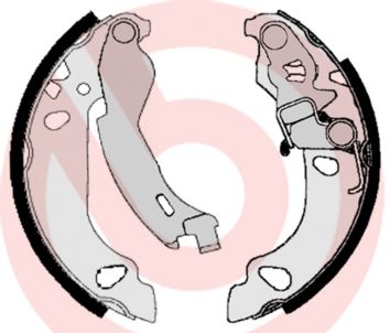 Гальмівні колодки ручника (барабанні) BREMBO S23522 - zapix