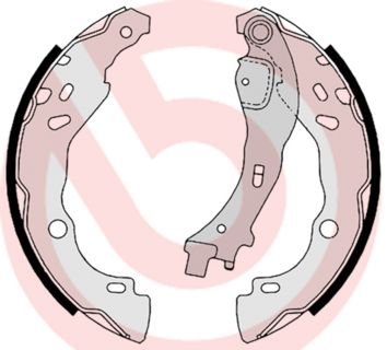 Гальмівні колодки ручника (барабанні) BREMBO S23523 - zapix