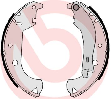 Гальмівні колодки ручника (барабанні) BREMBO S23524 - zapix