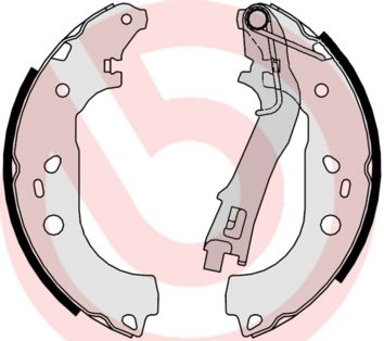 Гальмівні колодки ручника (барабанні) BREMBO S23533 - zapix