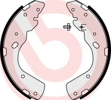 Гальмівні колодки ручника (барабанні) BREMBO S23576 - zapix