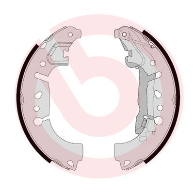 Гальмівні колодки ручника (барабанні) BREMBO S23580 - zapix