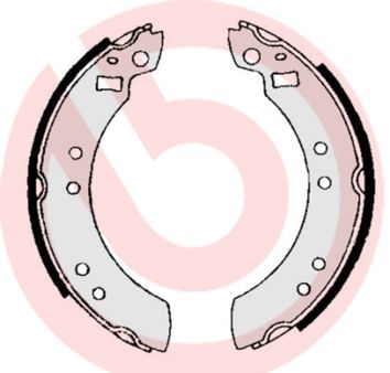 Гальмівні колодки ручника (барабанні) BREMBO S24501 - zapix