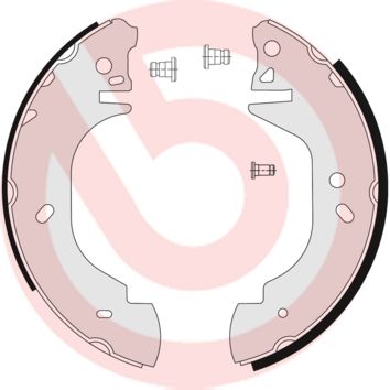 Гальмівні колодки ручника (барабанні) BREMBO S24523 - zapix