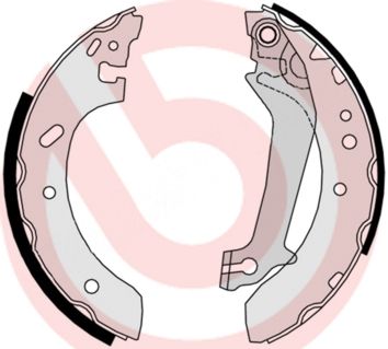Гальмівні колодки ручника (барабанні) BREMBO S24526 - zapix