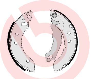 Гальмівні колодки ручника (барабанні) BREMBO S24536 - zapix