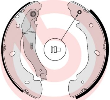 Гальмівні колодки ручника (барабанні) BREMBO S24538 - zapix