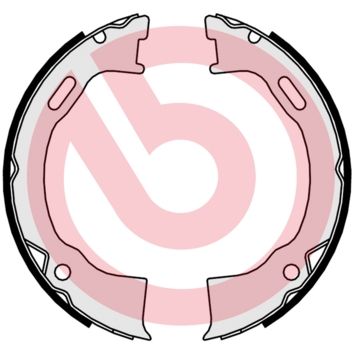 Гальмівні колодки ручника (барабанні) BREMBO S24549 - zapix