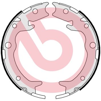 Гальмівні колодки ручника (барабанні) BREMBO S28516 - zapix