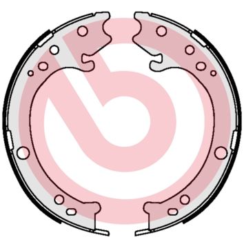 Гальмівні колодки ручника (барабанні) BREMBO S28517 - zapix