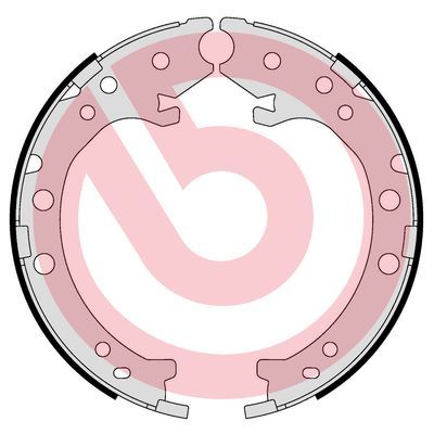 Гальмівні колодки ручника (барабанні) BREMBO S28519 - zapix