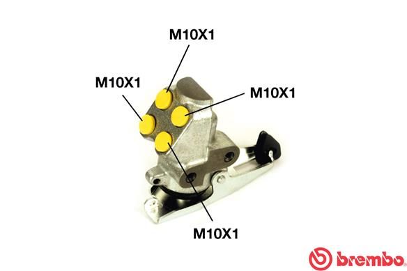 Регулятор гальмівного зусилля BREMBO R85006 - zapix