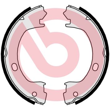 Гальмівні колодки ручника (барабанні) BREMBO S11510 - zapix