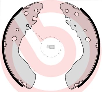 Гальмівні колодки ручника (барабанні) BREMBO S79522 - zapix