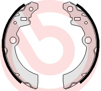 Гальмівні колодки ручника (барабанні) BREMBO S79523 - zapix