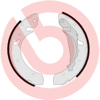 Гальмівні колодки ручника (барабанні) BREMBO S83507 - zapix
