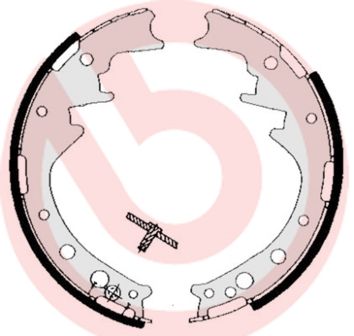 Гальмівні колодки ручника (барабанні) BREMBO S83521 - zapix