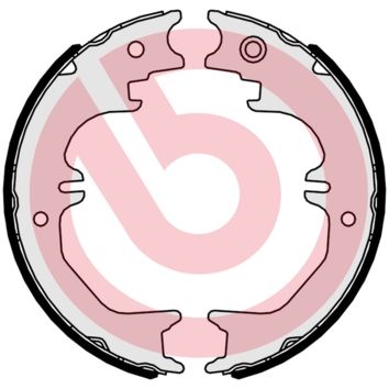 Гальмівні колодки ручника (барабанні) BREMBO S83563 - zapix
