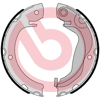 Гальмівні колодки ручника (барабанні) BREMBO S83569 - zapix