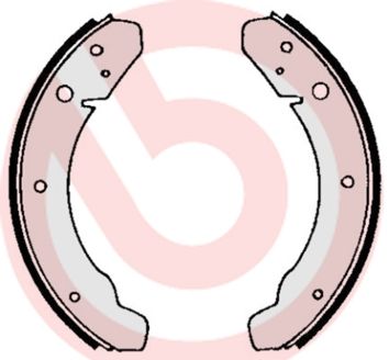 Гальмівні колодки ручника (барабанні) BREMBO S85501 - zapix
