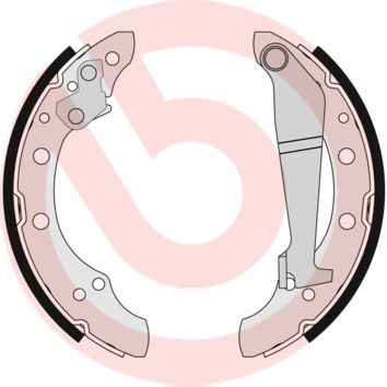 Гальмівні колодки ручника (барабанні) BREMBO S85508 - zapix