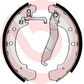 Гальмівні колодки ручника (барабанні) BREMBO S85510 - zapix