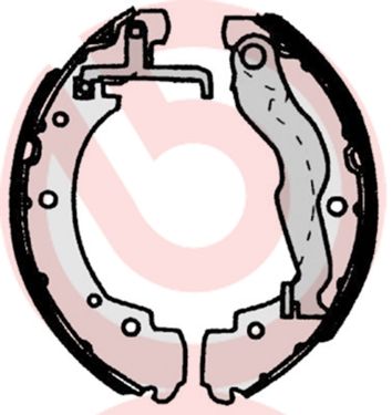 Гальмівні колодки ручника (барабанні) BREMBO S85515 - zapix