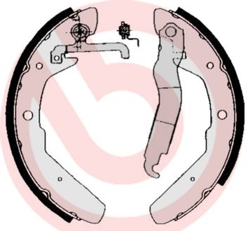 Гальмівні колодки ручника (барабанні) BREMBO S85517 - zapix