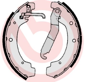 Гальмівні колодки ручника (барабанні) BREMBO S85534 - zapix