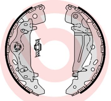 Гальмівні колодки ручника (барабанні) BREMBO S30521 - zapix