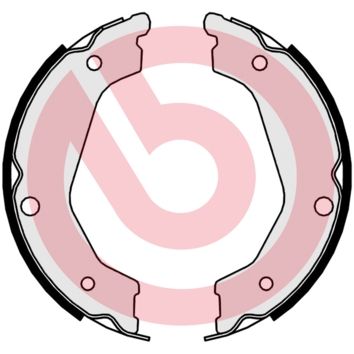 Гальмівні колодки ручника (барабанні) BREMBO S30534 - zapix