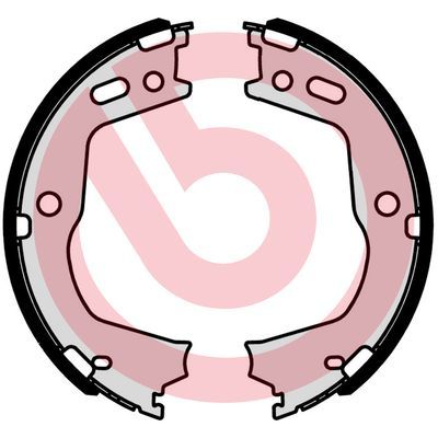 Гальмівні колодки ручника (барабанні) BREMBO S30541 - zapix